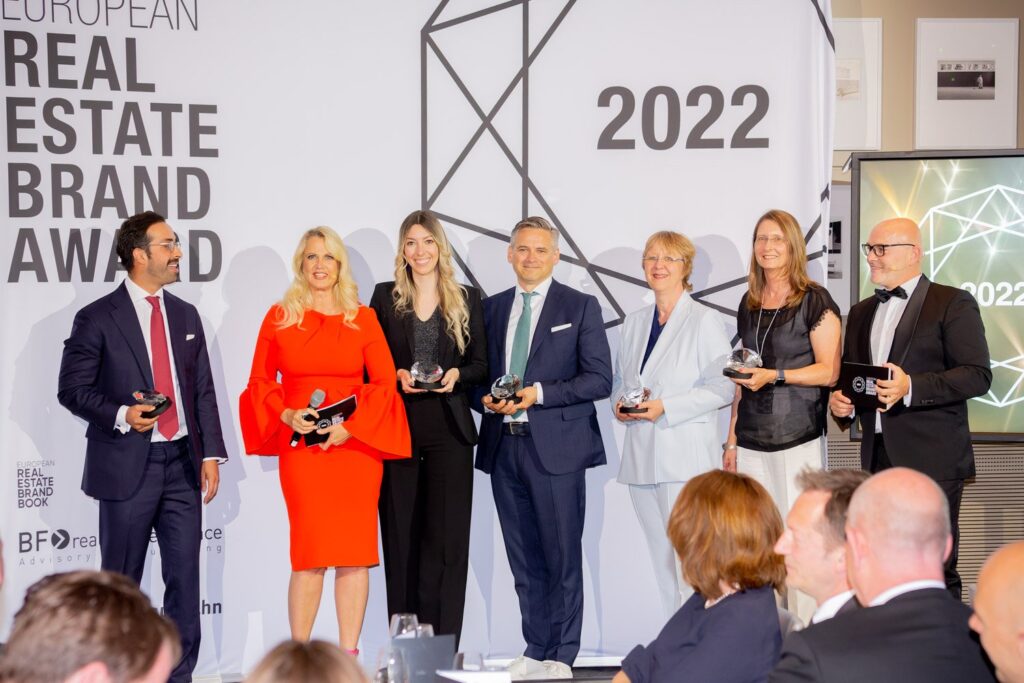 TPA gewinnt erneut den REAL ESTATE BRAND AWARD 2022