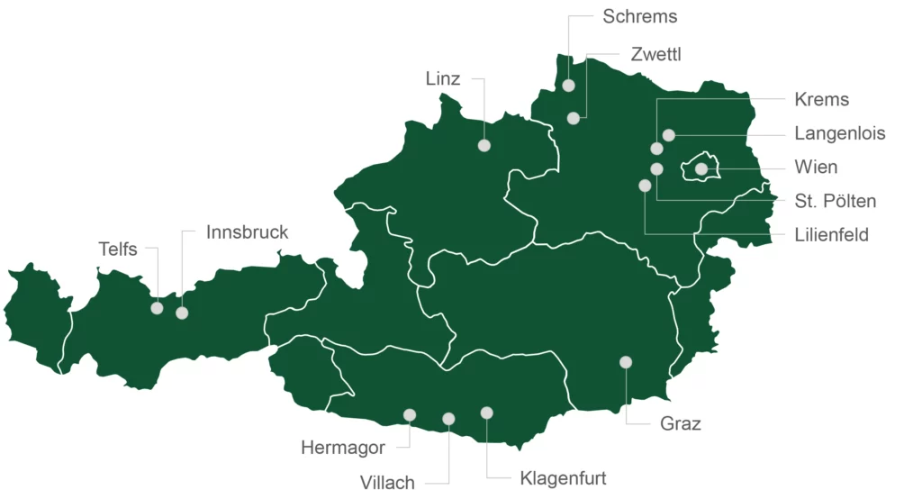 TPA Steuerberatung Standorte Österreich