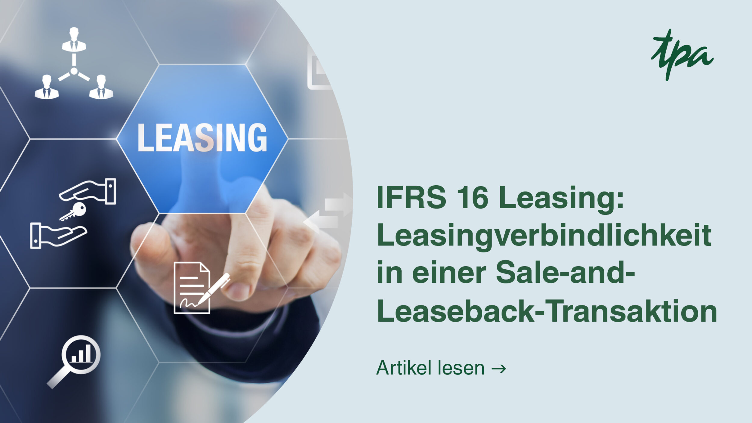 IFRS 16 Leasing Leasingverbindlichkeit in einer SaleandLeaseback