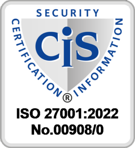 CIS-Zertifizierungslogo für Informationssicherheit und ISO/IEC 27001 bei TPA