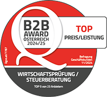 TPA Steuerberatung – ÖGVS B2B Award Österreich 2024/25: Top Preis/Leistung in Wirtschaftsprüfung und Steuerberatunga